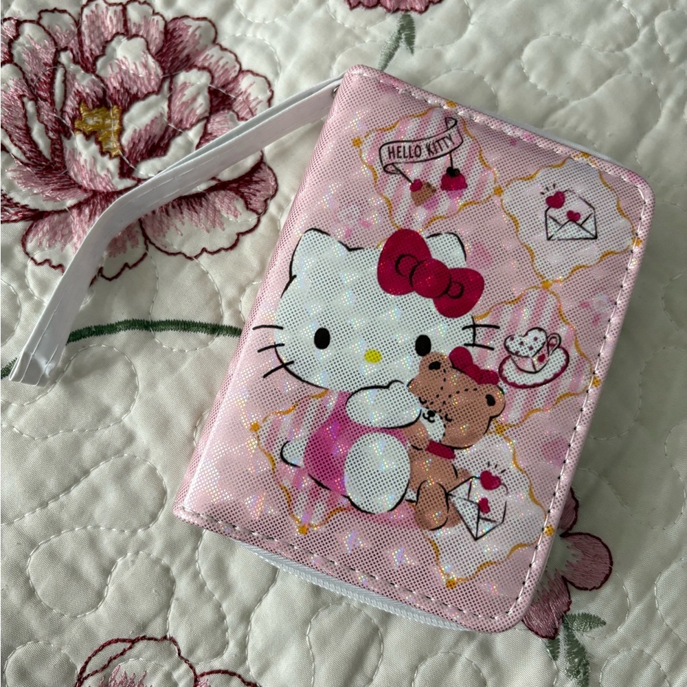 Hello Kitty Pink and White wallet with Iconic Design